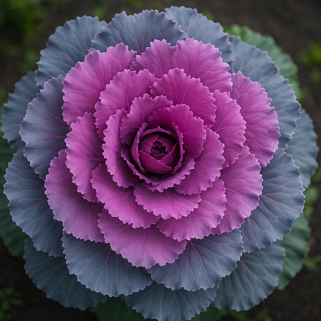 KALE Autumn MIX Seeds - Flowering Vegetable Garden CABBAGE