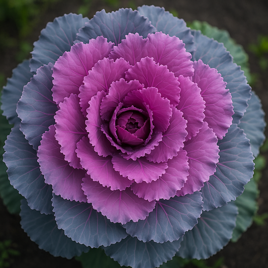 KALE Autumn MIX Seeds - Flowering Vegetable Garden CABBAGE